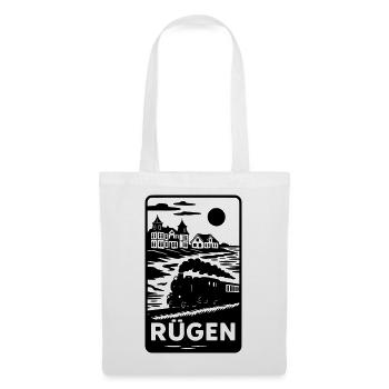Rügen Insel Urlaub Erholung - Stoffbeutel - Weiß - Vorne