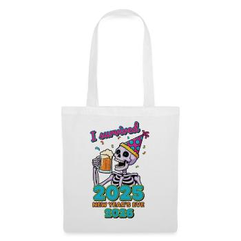 I Survived 2025 New Year's Eve 2026 Party - Tote Bag - white - Front