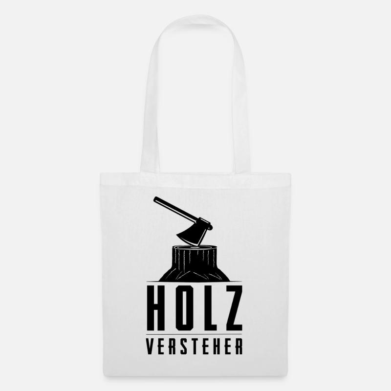 Holzfäller - Stoffbeutel - Weiß