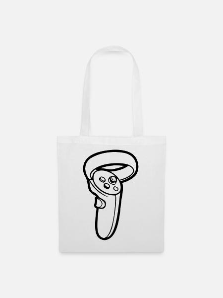 VR Brille Controller Icon - Stoffbeutel - Weiß