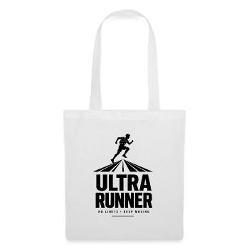 Ultra Runner No Limits Lauf Sport T-Shirt - Stoffbeutel - Weiß - Vorne