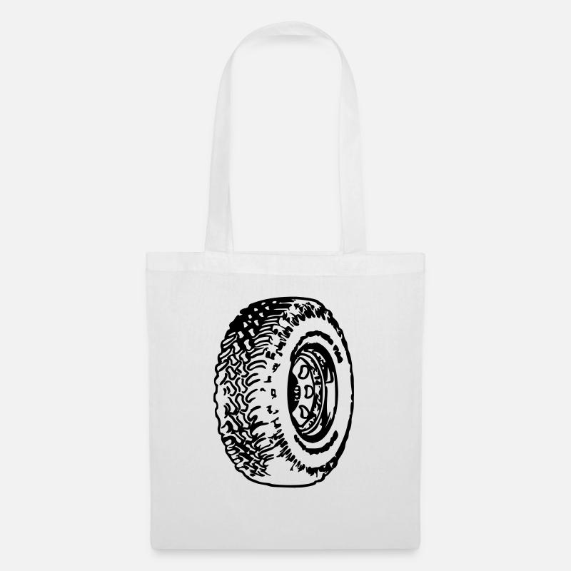 hoops - Tote Bag - white
