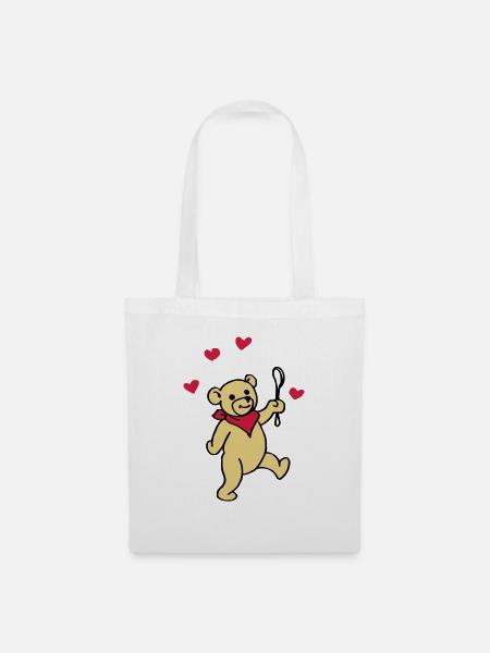 Teddy Baby - Tote Bag - white