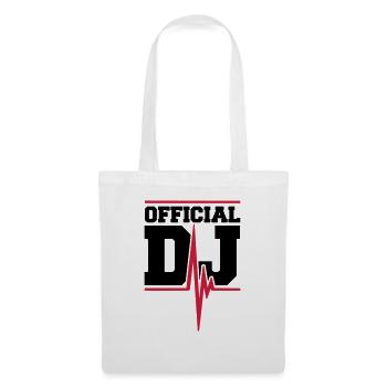 Official DJ Music Pulse - Stoffbeutel - Weiß - Vorne