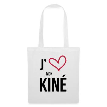 J'aime mon Kiné - Tote Bag - white - Front