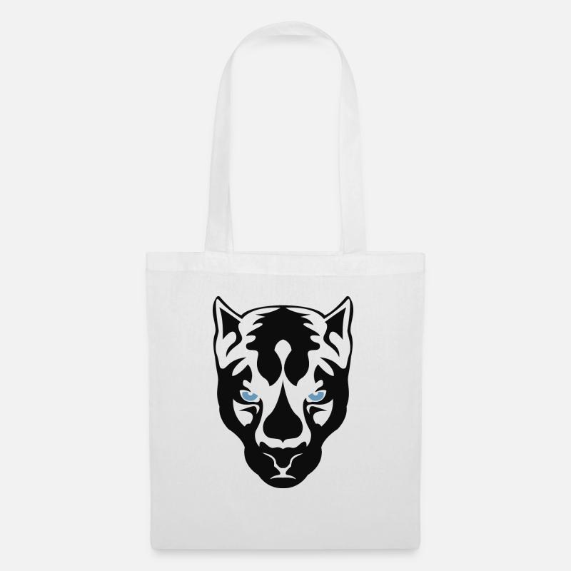 Panther - Stoffbeutel - Weiß