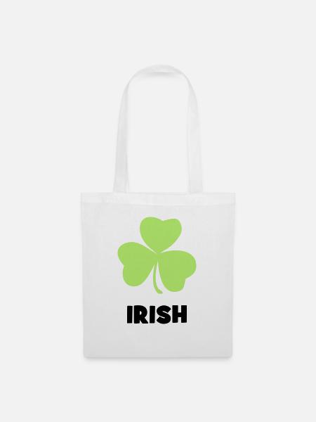 Irland - Irisch - Stoffbeutel - Weiß