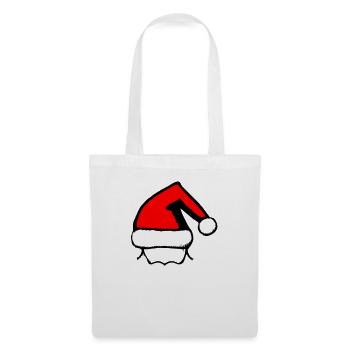 Christmas Hat Santa Claus Christmas Vector - Tote Bag - white - Front