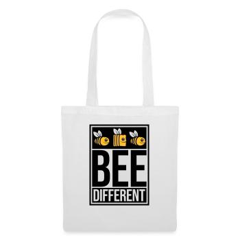 bee different saying quote - Tote Bag - white - Front