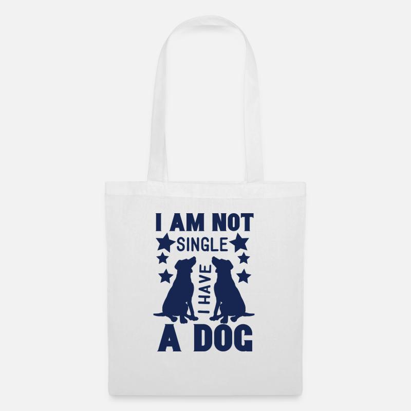 i am not single - Stoffbeutel - Weiß