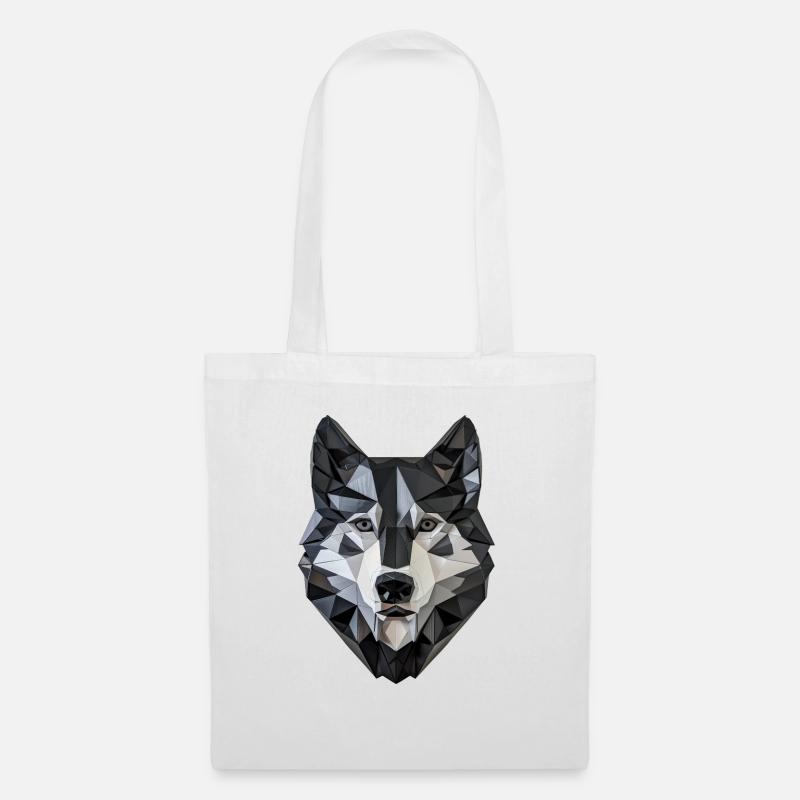 Polygon Husky - Stoffbeutel - Weiß