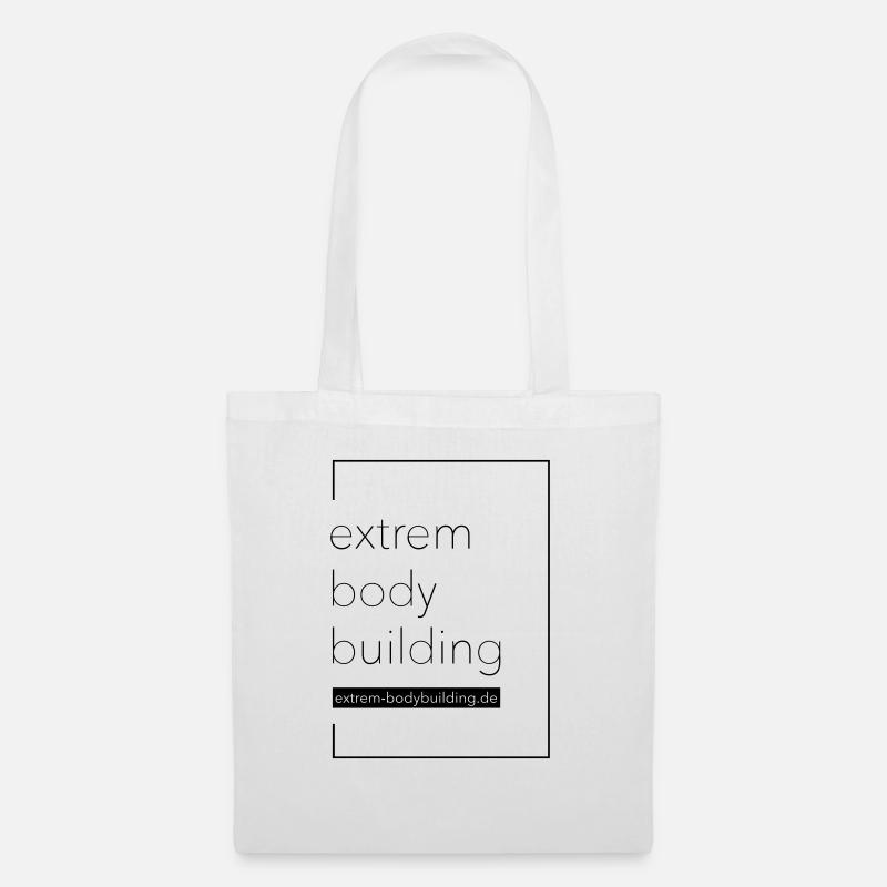 extrem-bodybuilding - Stoffbeutel - Weiß