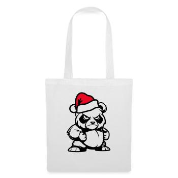 Panda Bear Christmas Comic - Tote Bag - white - Front