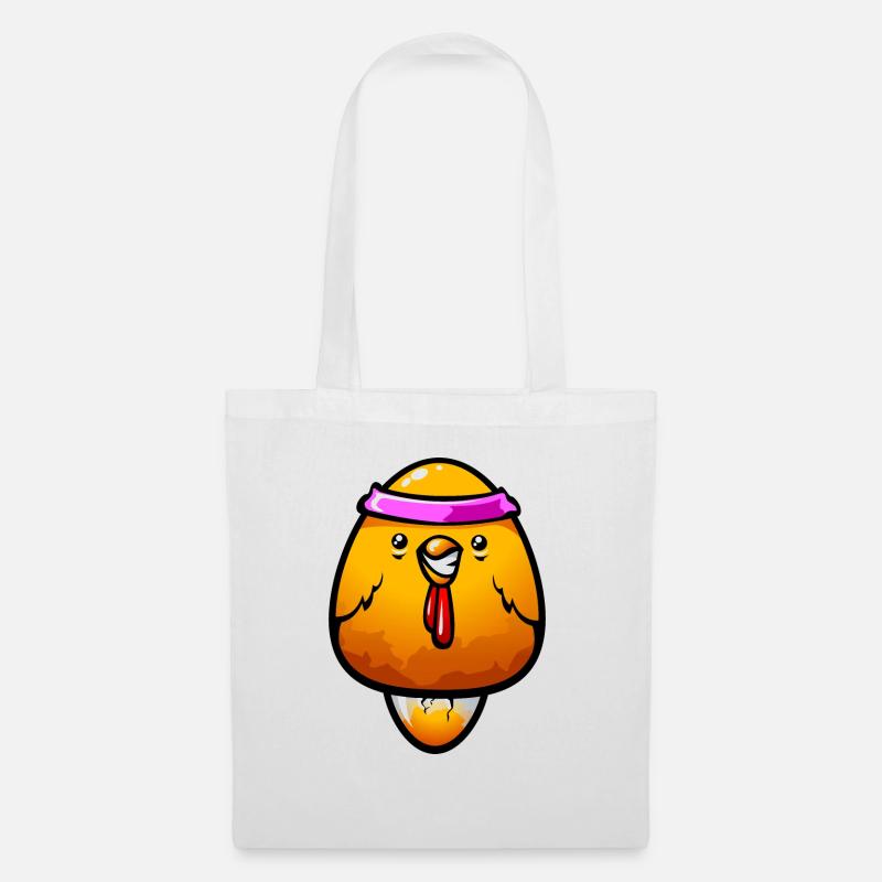 Samurai Chick - Tote Bag - white