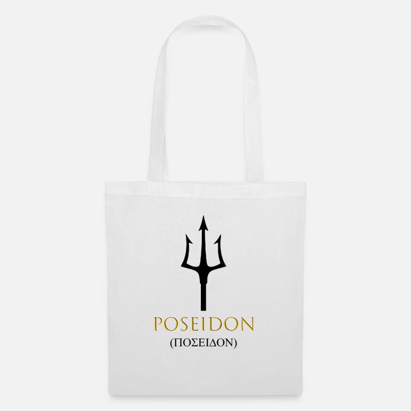 Poseidon Dreizack - Stoffbeutel - Weiß