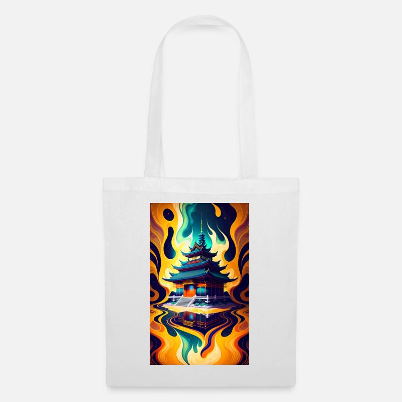 Temple reflection - Tote Bag - white