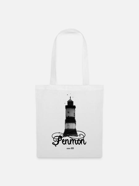 Penmon Point Leuchtturm - Stoffbeutel - Weiß