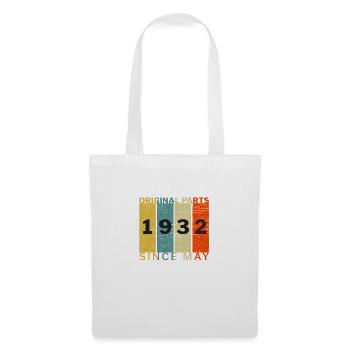Né en mai 1932 Drôle d’anniversaire Rétro Citation Blague - Sac en tissu - blanc - Devant