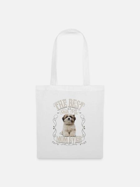 Shih Tzu - - Stoffbeutel - Weiß