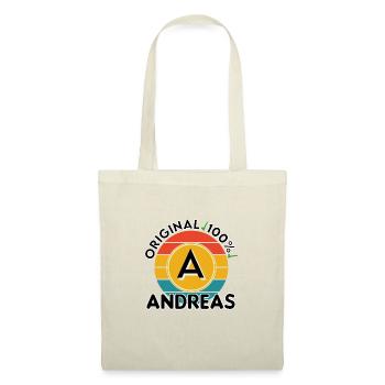 Andreas - Stoffbeutel - Natur - Vorne