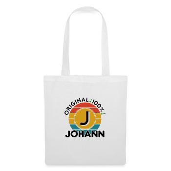 Johann - Stoffbeutel - Weiß - Vorne