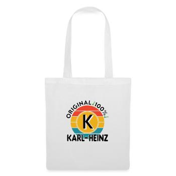 Karl Heinz - Stoffbeutel - Weiß - Vorne