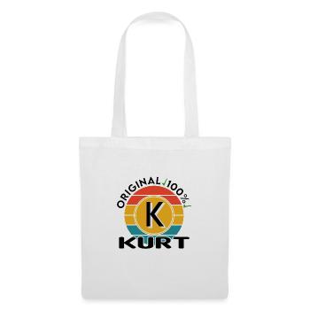 Kurt - Stoffbeutel - Weiß - Vorne