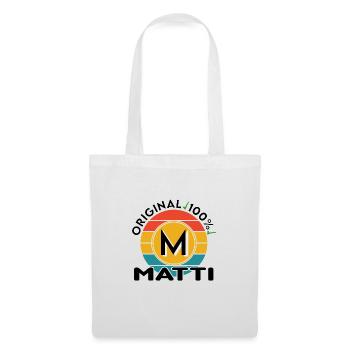 Matti - Stoffbeutel - Weiß - Vorne