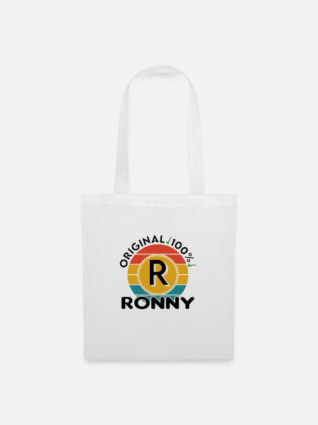Ronny - Stoffbeutel - Weiß