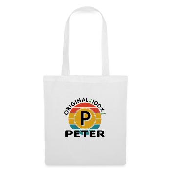 Peter - Stoffbeutel - Weiß - Vorne