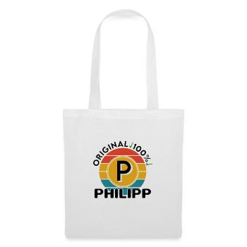 Philipp - Stoffbeutel - Weiß - Vorne