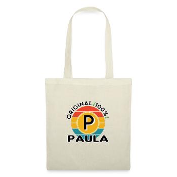 Paula - Stoffbeutel - Natur - Vorne
