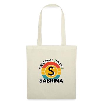 Sabrina - Stoffbeutel - Natur - Vorne