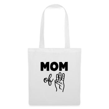 Mom of Three 3 Mom - Tote Bag - white - Front