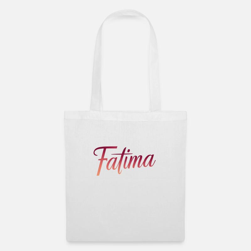 an elegant Fatima - Tote Bag - white