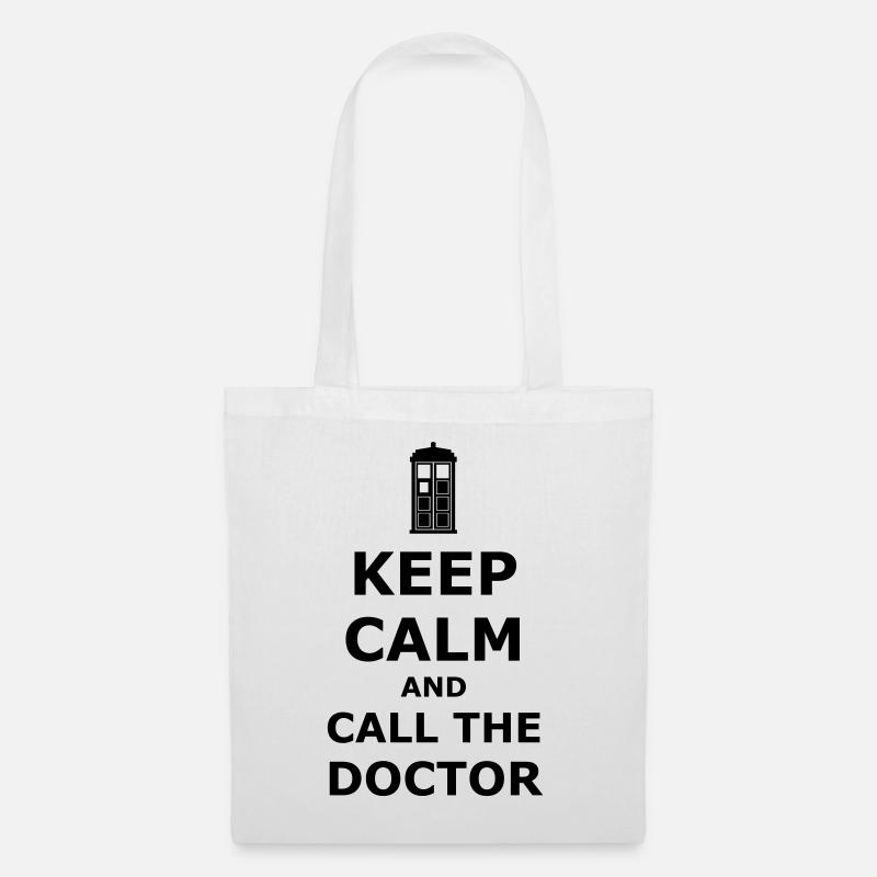 Keep calm and call the doctor - Stoffbeutel - Weiß
