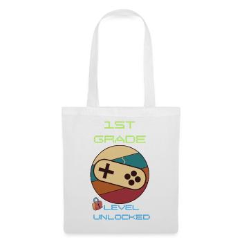 Niveau 1ère année débloqué - Sac en tissu - blanc - Devant