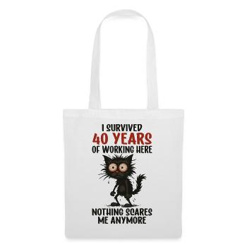 40th Company Anniversary Service Anniversary Work - Tote Bag - white - Front