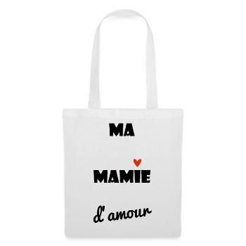 OMA. MAMA. GROSSMUTTER. MUTTERTAG. HERZ - Stoffbeutel - Weiß - Vorne