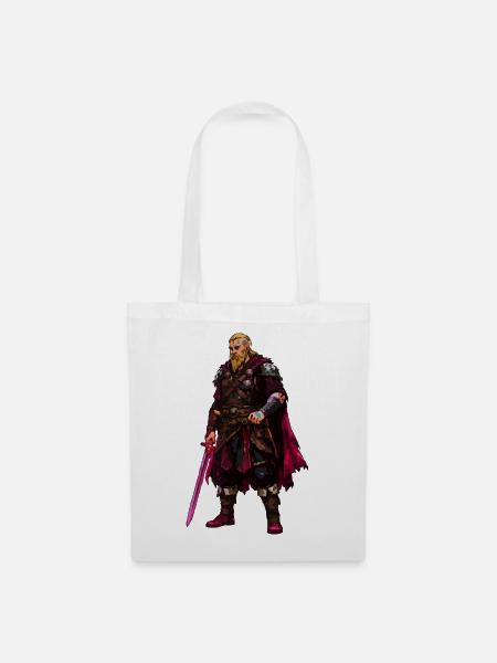 Wikinger Warrior - Stoffbeutel - Weiß