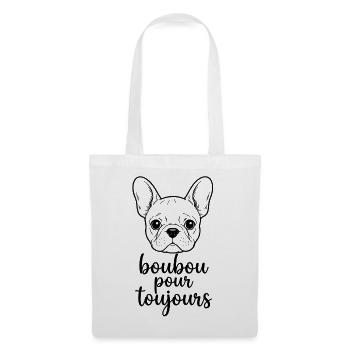 Boubou pour toujours - 002b - Sac en tissu - blanc - Devant