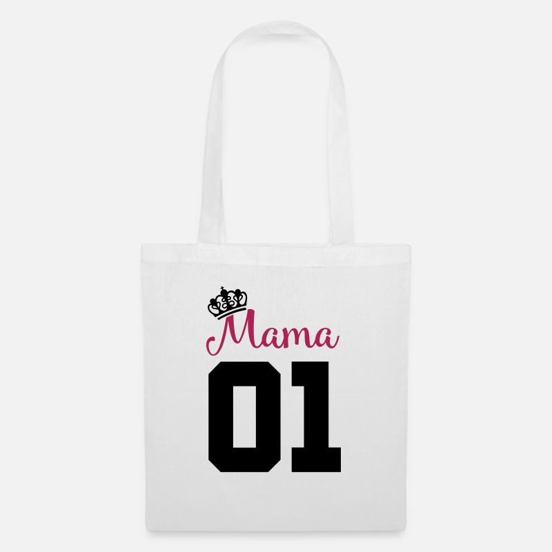 mama 01 - Stoffbeutel - Weiß