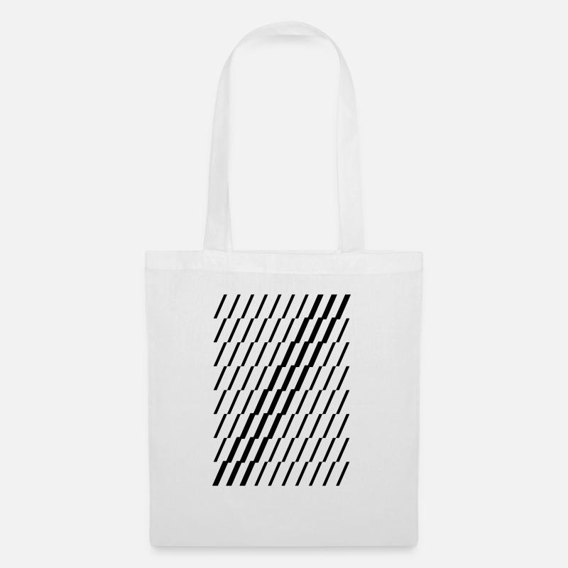 Geometric Lines - Tote Bag - white