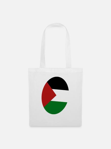 free palestine - Stoffbeutel - Weiß