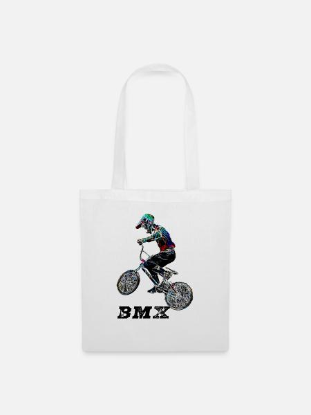 BMX - Stoffbeutel - Weiß