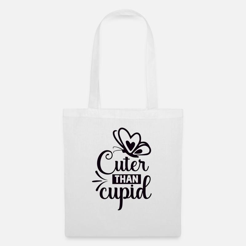 Cuter Than Cupid 01 - Stoffbeutel - Weiß
