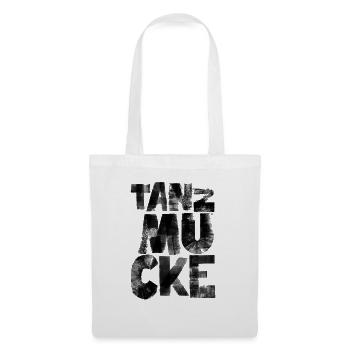 Tanzmucke schwarz - Sac en tissu - blanc - Devant