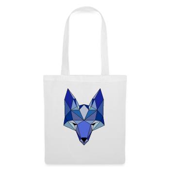 Renard bleu - Sac en tissu - blanc - Devant