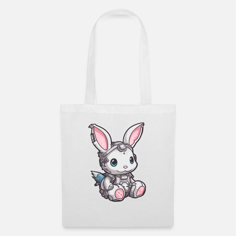 Cyber Bunny 1 - Stoffbeutel - Weiß