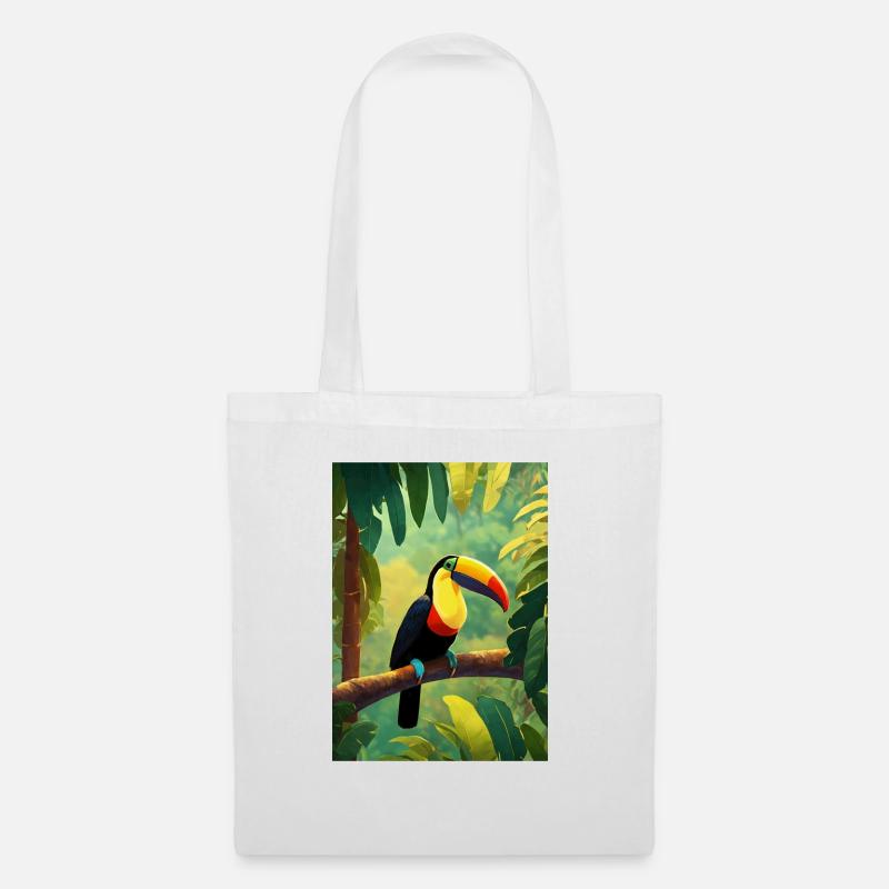 Toucan - Stoffbeutel - Weiß